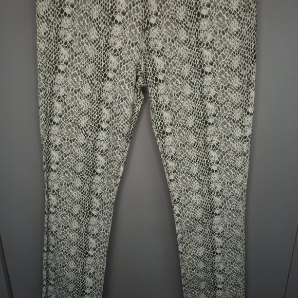 New AG Adriano Goldschmied The Mari High Rise Straight Snake Print Jeans size 29 - Picture 5 of 16